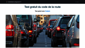 What Codedelaroutegratuit.fr website looked like in 2018 (5 years ago)