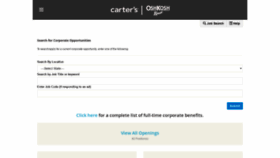 What Carters.submit4jobs.com website looked like in 2018 (5 years ago)