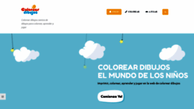 What Colorear-dibujos.com website looked like in 2018 (5 years ago)