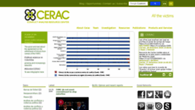 What Cerac.org.co website looked like in 2018 (5 years ago)