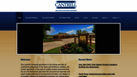 What Cantrellcompany.com website looked like in 2018 (5 years ago)
