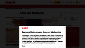 What Czasnabieganie.pl website looked like in 2019 (6 years ago)