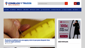 What Consejosytrucos.co website looked like in 2019 (5 years ago)