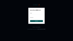 What Ciao.io website looked like in 2019 (5 years ago)