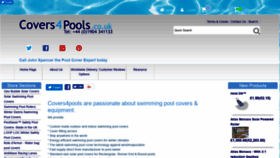 What Covers4pools.co.uk website looked like in 2019 (5 years ago)