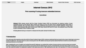 What Census2012.sourceforge.net website looked like in 2019 (5 years ago)