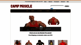 What Campmuscle.com website looked like in 2019 (5 years ago)