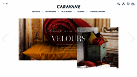 What Caravane.fr website looked like in 2019 (5 years ago)