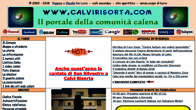 What Calvirisorta.com website looked like in 2019 (6 years ago)