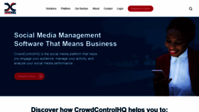 What Crowdcontrolhq.com website looked like in 2019 (5 years ago)