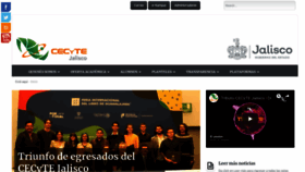 What Cecytejalisco.mx website looked like in 2019 (5 years ago)