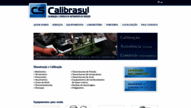 What Calibrasul.com.br website looked like in 2019 (5 years ago)