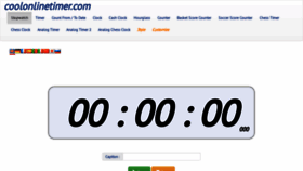 What Coolonlinetimer.com website looked like in 2019 (5 years ago)