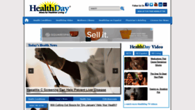 What Consumer.healthday.com website looked like in 2019 (5 years ago)