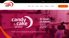 What Candycakeshow.com.br website looked like in 2019 (5 years ago)