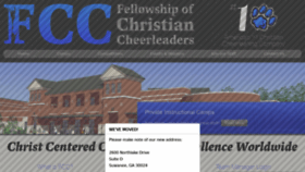 What Cheerfcc.org website looked like in 2019 (5 years ago)