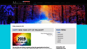 What Cityofmalakoff.net website looked like in 2019 (5 years ago)