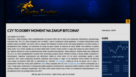 What Crypto-trader.pl website looked like in 2019 (5 years ago)