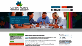 What Cahspr.ca website looked like in 2019 (5 years ago)