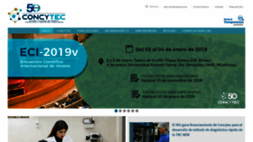 What Concytec.gob.pe website looked like in 2019 (5 years ago)