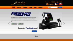 What Condorpossolutions.com website looked like in 2019 (5 years ago)