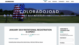 What Coloradojoad.org website looked like in 2019 (5 years ago)