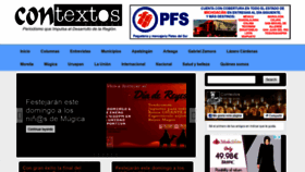 What Contextosmichoacan.com website looked like in 2019 (5 years ago)