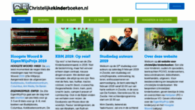 What Christelijkekinderboeken.nl website looked like in 2019 (5 years ago)