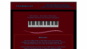 What Chordmusic.net website looked like in 2019 (5 years ago)