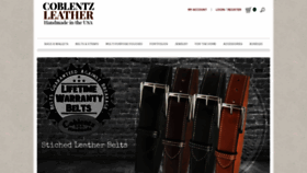 What Coblentzleather.com website looked like in 2019 (5 years ago)