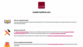 What Crystal-maritime.com website looked like in 2019 (5 years ago)