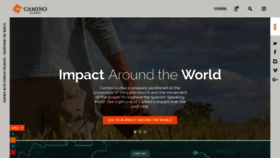 What Caminoglobal.org website looked like in 2019 (7 years ago)
