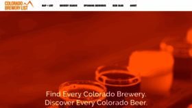 What Coloradobrewerylist.com website looked like in 2019 (5 years ago)