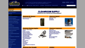 What Cleanroomsupply.com website looked like in 2019 (5 years ago)