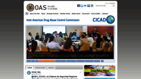 What Cicad.oas.org website looked like in 2019 (5 years ago)