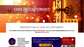 What Casadeicartomanti.it website looked like in 2019 (5 years ago)