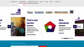 What Careinspectorate.com website looked like in 2019 (5 years ago)