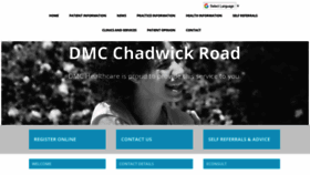 What Chadwickroad.nhs.uk website looked like in 2019 (5 years ago)