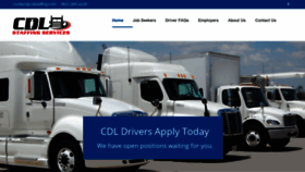 What Cdlstaffing.com website looked like in 2019 (5 years ago)