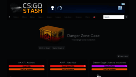 What Csgostash.com website looked like in 2019 (5 years ago)