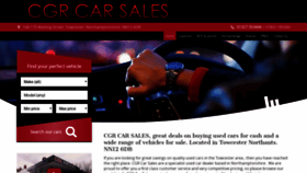 What Cgrcarsales.co.uk website looked like in 2019 (5 years ago)