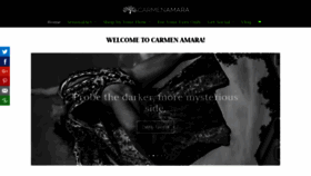What Carmenamara.com website looked like in 2019 (5 years ago)