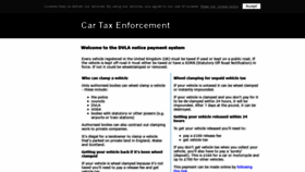 What Cartaxenforcement.co.uk website looked like in 2019 (5 years ago)