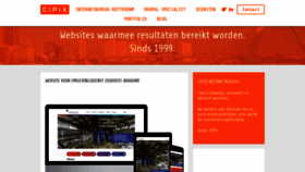 What Cipix.nl website looked like in 2019 (5 years ago)