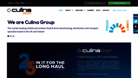 What Culinalogistics.co.uk website looked like in 2019 (5 years ago)
