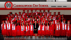 What Carrollwooddayschool.org website looked like in 2019 (5 years ago)