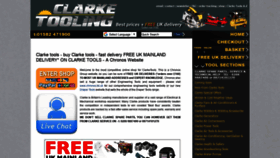 What Clarketooling.co.uk website looked like in 2019 (5 years ago)