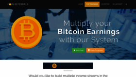 What Coinreferrals.com website looked like in 2019 (5 years ago)
