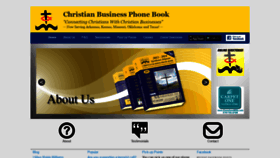 What Christianbusinessphonebook.com website looked like in 2019 (5 years ago)
