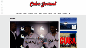 What Cubajournal.com website looked like in 2019 (5 years ago)